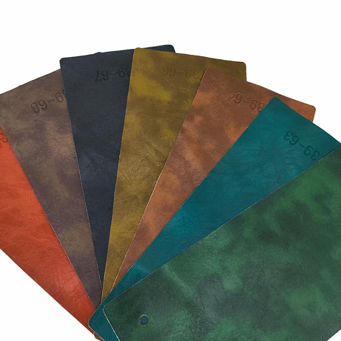 Finta pelle PVC Crazy Horse Oil Wax per mobili, 54 pollici di larghezza 8