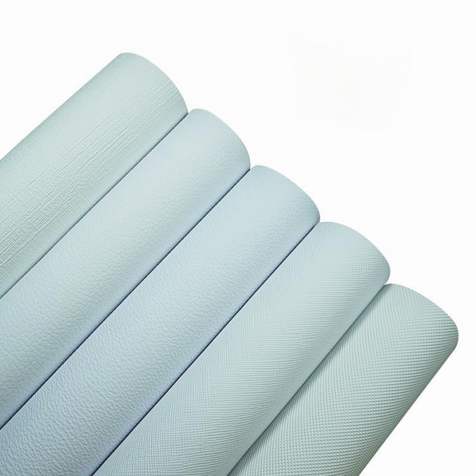 Pvc Bianco Stampa digitale in rilievo Pelle artificiale sintetica per borsa Notebook telefono Conchiglia Tavolo Mat Faux tessuto di pelle 5