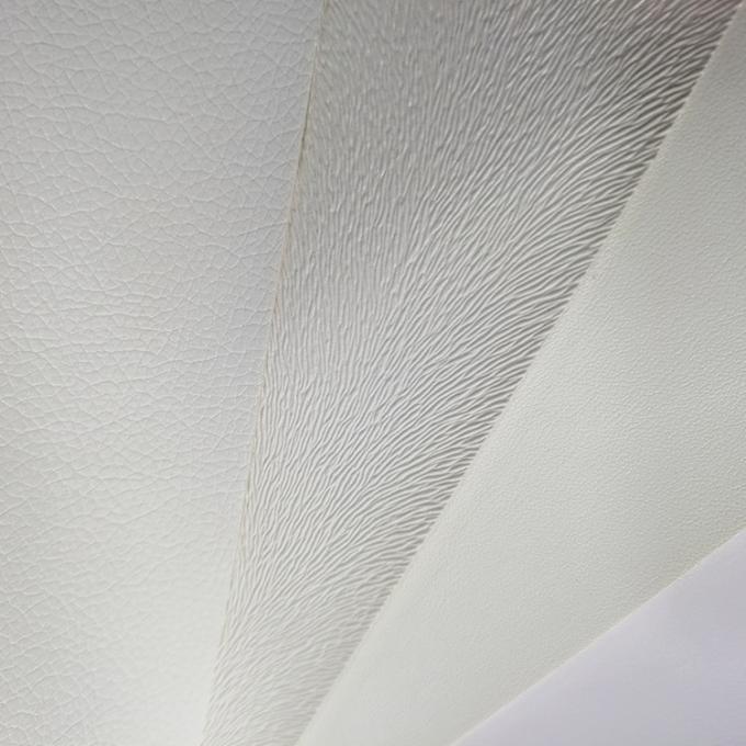 Pvc Bianco Stampa digitale in rilievo Pelle artificiale sintetica per borsa Notebook telefono Conchiglia Tavolo Mat Faux tessuto di pelle 7