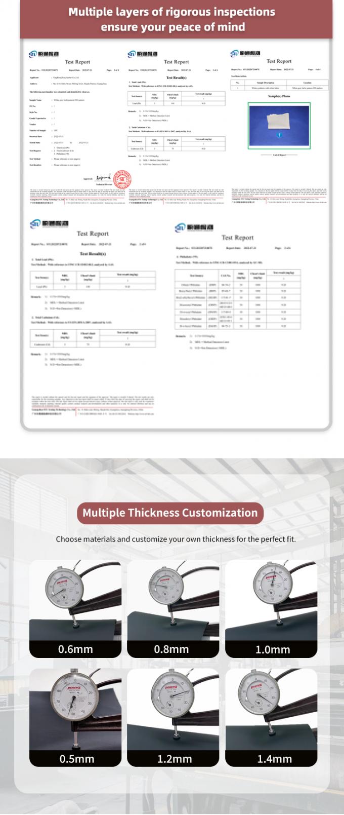 1.4mm PVC Elefante Tessitura Pelle artificiale sintetica per borsa Portafoglio Prodotti per la casa Divano Materiali di pelle finta 8