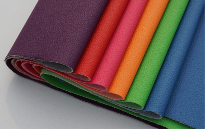 PVC Litchi Grain cuoio sintetico per mobili Larghezza 54" 9