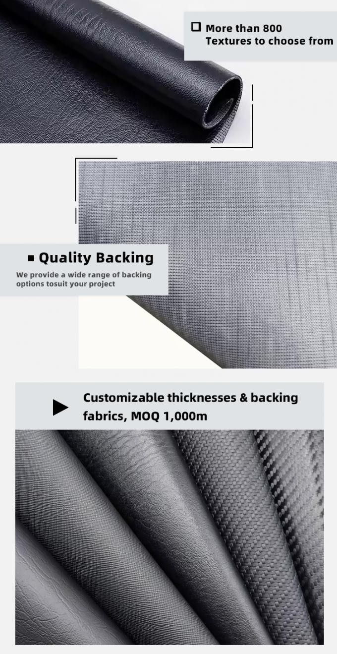 Arredamento in PVC in cuoio resistente all'abrasione impermeabile 140 cm di larghezza 5