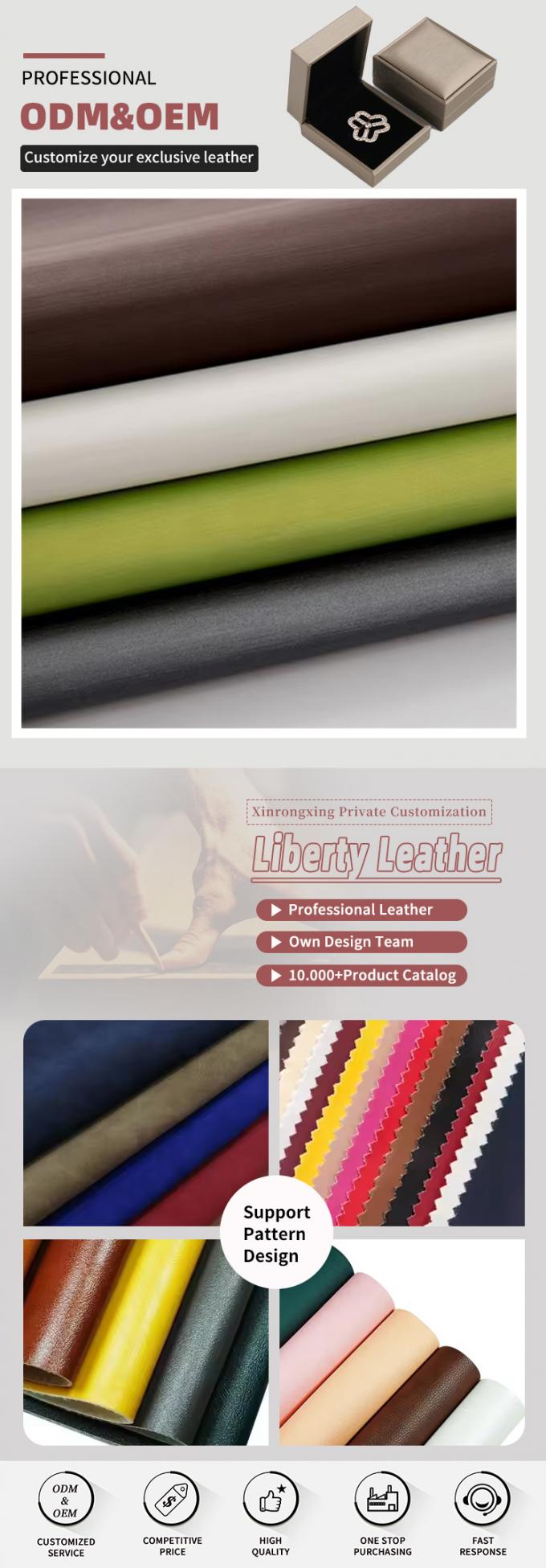 PU 0.5 Tessuto non tessuto Seta Pelle Liscia Portafoglio Scatola Scarpe Quaderno Album fotografico Tessuto in pelle Finta pelle sintetica 4