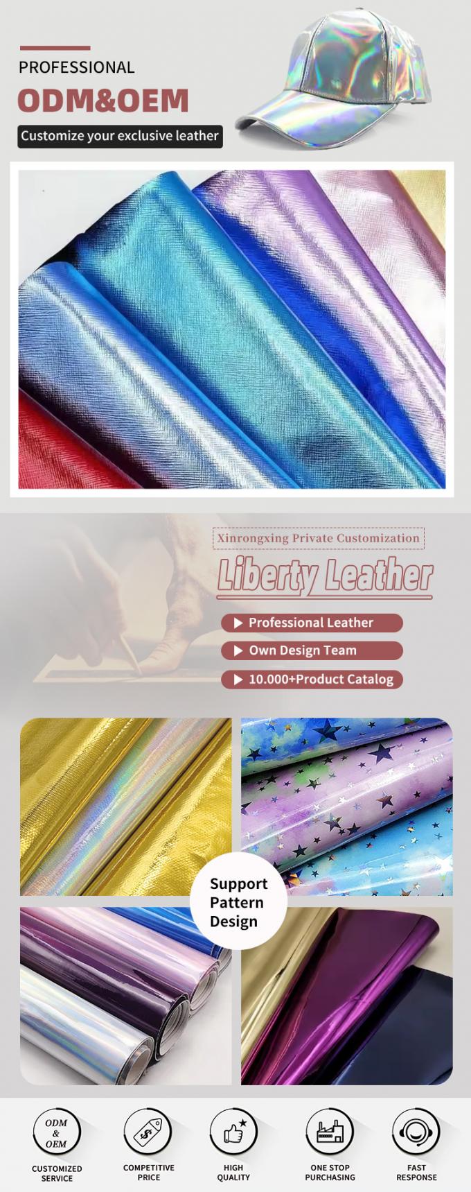 Filtro in PVC con film metallico Motivo a croce Pelle sintetica artificiale Borsa Portafoglio Custodia Scarpe Taccuino Tessuto in similpelle 4