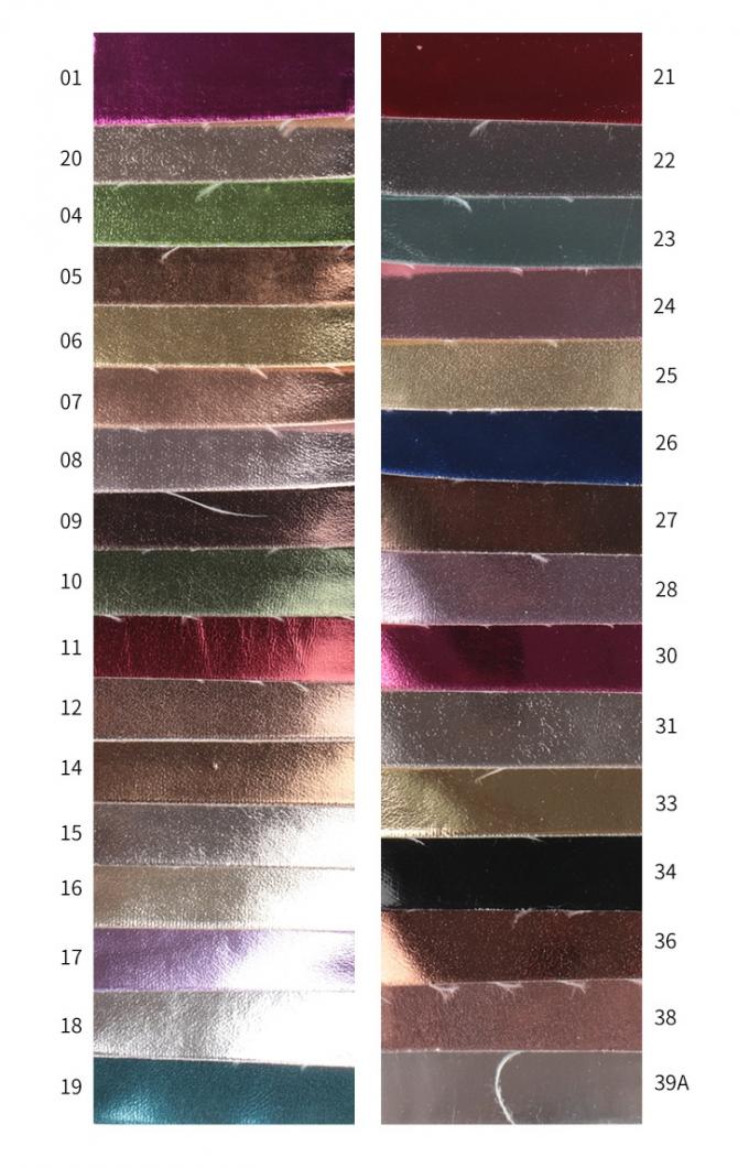 Pelle sintetica Metal Film PU R61 Grana Pecora Abbigliamento Portafoglio Scatola Scarpe Borsa Taccuino Tessuto in finta pelle 11