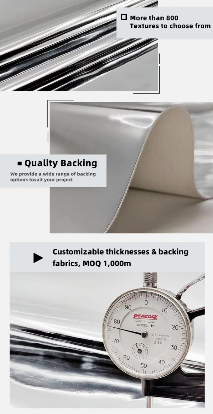 Pelle sintetica di alta qualit&agrave; per scarpe, borse, quaderni, PU, olografica, metallizzata, arcobaleno, colorata, a specchio 5