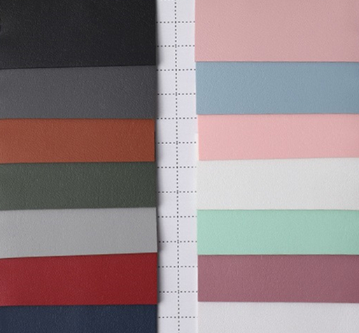 Semi PU 1.3mm Grind Arenaceous Grain pelle sintetica Portafogli Cassa Scarpe Notebook Tavolo Matto Tessuto in pelle 9