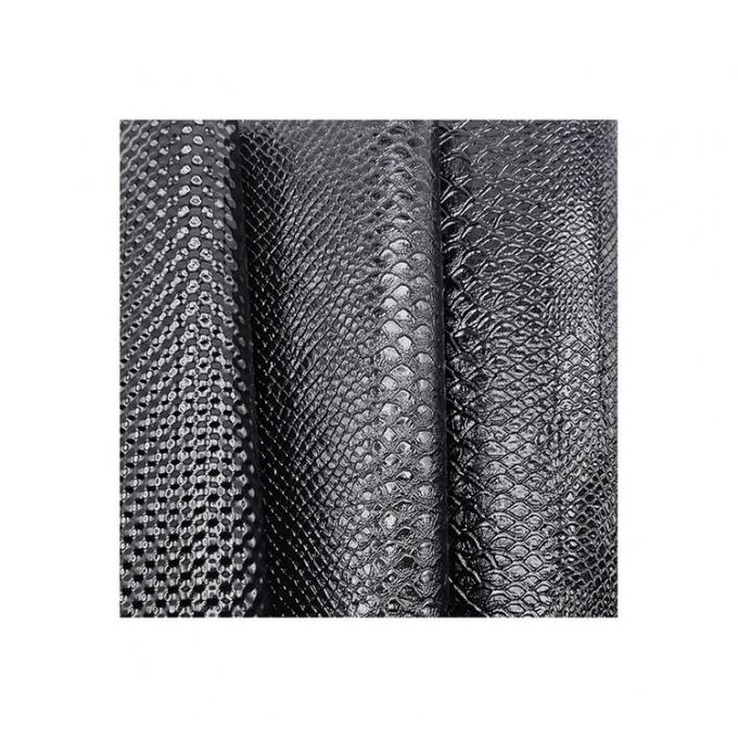 Modello di pelle sintetica in Pvc di alta lucentezza Modello di pelle sintetica per animali Scarpe e borse Tessuti di pelle finta 10