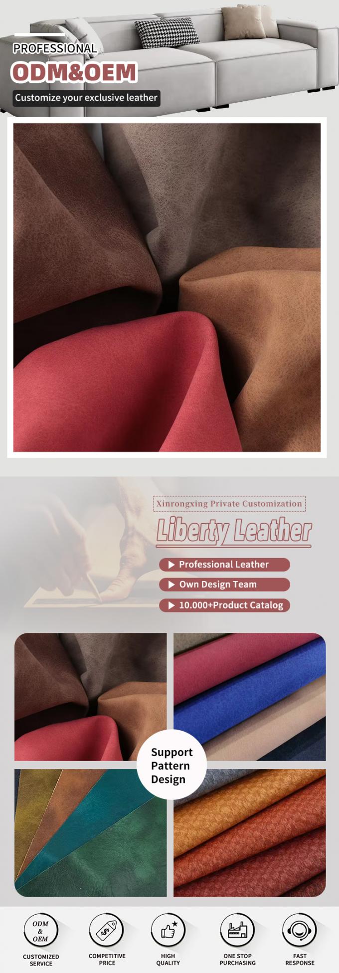 PU pelle di pecora ghiacciata Nubuck grano borsa di pelle sintetica scarpe portafoglio decorare quaderni custodia tessuto di pelle finta 4