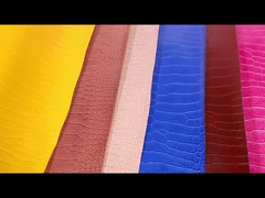 Pvc grano di bambù pelle sintetica artificiale portafogli scatola scarpe Ntoebook tessuto di pelle finta