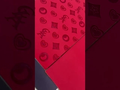 Pelle sintetica pressata in PU per borsa da scarpe confezione tappetino da tavolo tessuto di pelle sintetica finta